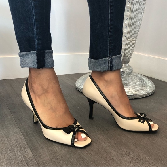 Anne Klein Shoes - Anne Klein open toe pumps. Size 7 1/2